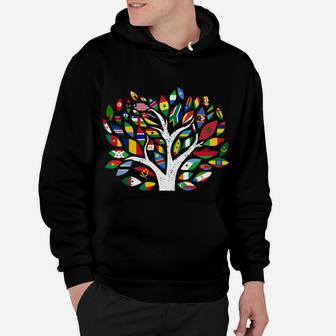 Africa Map Countries Flag African Pride Perfect Ethnic Gift Sweatshirt Hoodie | Crazezy