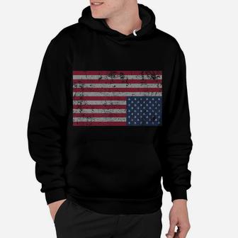 American Flag Distress Upside Down United States Usa T Shirt Hoodie | Crazezy