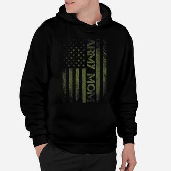 Army Mom American Flag Pride Military Mother's Day Hoodie | Crazezy AU