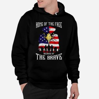 Bald Eagle American Flag Military Veterans Patriotic Brave Sweatshirt Hoodie | Crazezy UK