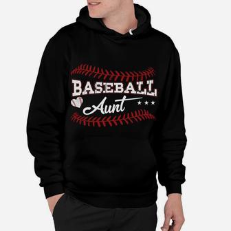 Baseball Aunt Softball Aunt Funny Gift For Mothers Day Tee Hoodie | Crazezy