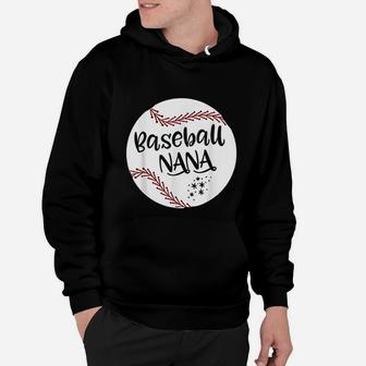 Baseball Nana For Grandma Women Mothers Day Gifts Hoodie | Crazezy