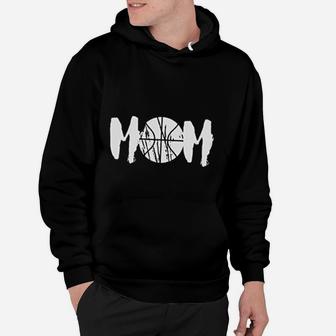 Basketball Mom Sport Mom Graphic Off Shoulder Tops Hoodie | Crazezy