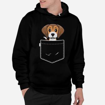 Beagle Dog In Pocket Tee Shirts Men Women Beagle Lover Gift Hoodie | Crazezy CA