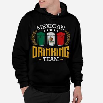 Beer Mexican Drinking Team Mexico Flag Funny Beer Pub Party Hoodie | Crazezy