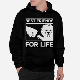 Best Friends For Life Bichon Frise Dog Owner Christmas Gift Hoodie | Crazezy CA