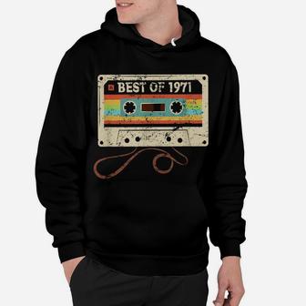 Best Of 1971 Funny Vintage 49Th Birthday Gift For Men Women Hoodie | Crazezy