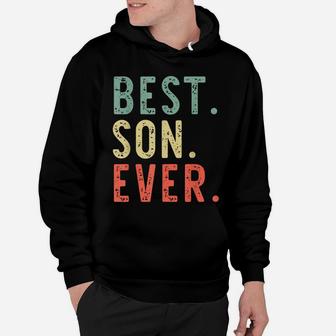 Best Son Ever Cool Funny Vintage Gift Christmas Hoodie | Crazezy