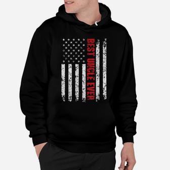 Best Uncle Ever American Flag Tshirt Gift For Uncle Hoodie | Crazezy