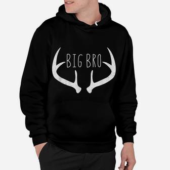 Big Brother Shirt - Boys Deer Antlers Hunting Hoodie | Crazezy