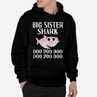 Big Sister Shark Doo Doo Christmas Gift Family Pjs & Hoodie | Crazezy CA