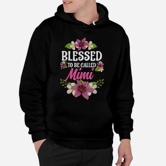 Blessed To Be Called Mimi Shirt Thanksgiving Christmas Hoodie | Crazezy