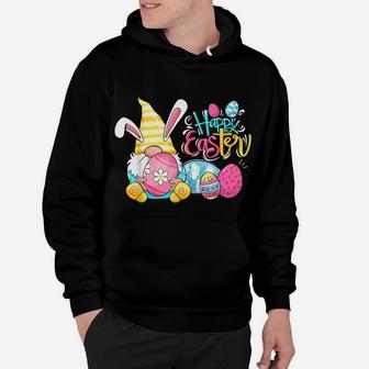 Bunny Gnome Rabbit Eggs Hunting Happy Easter Day Funny Gifts Hoodie | Crazezy DE