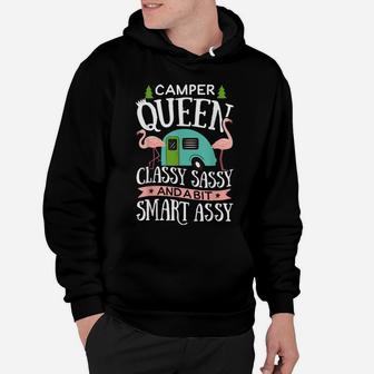 Camper Queen Classy Sassy Smart Assy T Shirt Camping RV Gift Hoodie | Crazezy DE