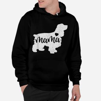 Cocker Spaniel Mothers Day Shirt Mama Dog Mom Paw Lover Gift Hoodie | Crazezy UK