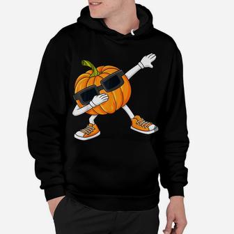 Dabbing Pumpkin Thanksgiving Day Boys Girls Kids Gift Hoodie | Crazezy DE
