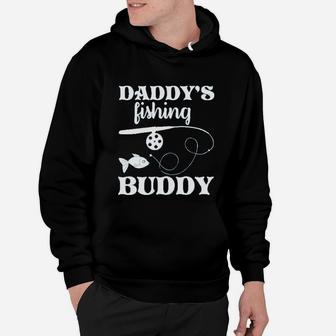 Daddys Fishing Buddy Cute Funny Fish Routine Hoodie | Crazezy