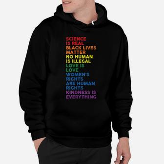 Distressed Science Is Real Black Lives Matter LGBT Pride Hoodie | Crazezy CA