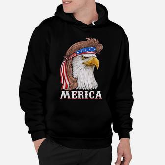 Eagle Mullet 4Th Of July Usa American Flag Merica Hoodie | Crazezy