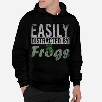 Easily Distracted By Frog Hoodie | Crazezy UK