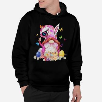 Easter Bunny Spring Gnome Easter Egg Hunting And Basket Hoodie | Crazezy