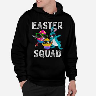 Easter Squad Dabbing Bunny Chick Egg Hunting Matching Family Hoodie | Crazezy CA
