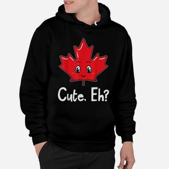 Eh Canadian Flag Maple Leaf Funny Canada Souvenir Gift Idea Hoodie | Crazezy