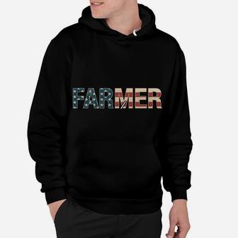 Farmers Wife Americana Country Flag Girls Farming Gifts Sweatshirt Hoodie | Crazezy