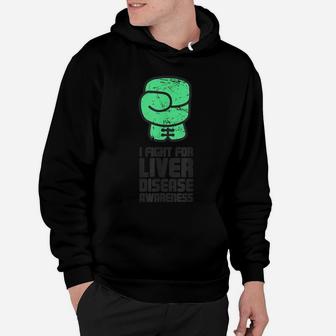 Fight - Green Ribbon Liver Disease Awareness Hoodie | Crazezy AU