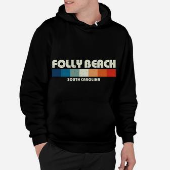 Folly Beach South Carolina Vintage 70S Hoodie | Crazezy CA