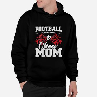 Football And Cheer Mom High School Sports Cheerleading Hoodie | Crazezy DE