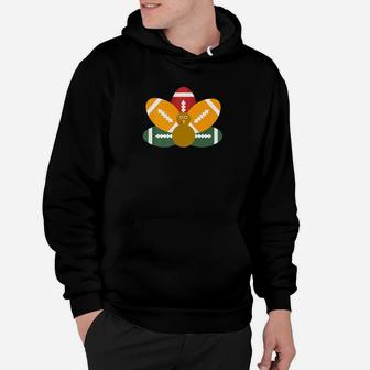 Funny Baby Turkey And Football Balls Sport Lovers Hoodie | Crazezy