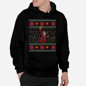 Funny Basketball Ugly Christmas Sweater Style Sweatshirts Hoodie | Crazezy DE