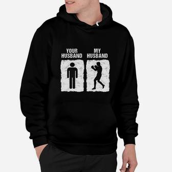 Funny Boxing My Husband Your Husband Wife Bride Boxer Hoodie | Crazezy DE