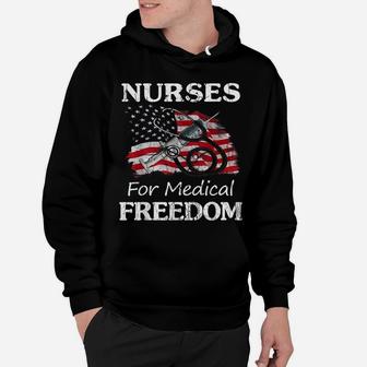 Funny Costume Usa Flag Nurses For Medical Freedom Women Hoodie | Crazezy DE