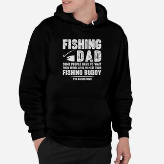 Funny Fishing Dad Shirt Father Kid Matching Fathers Day Gift Premium Hoodie | Crazezy