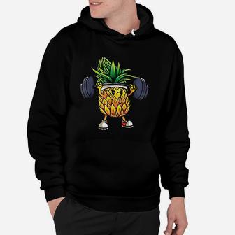 Funny Pineapple Powerlifting Weightlifting Hoodie | Crazezy DE