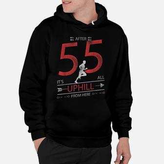 Funny Running T Shirt 55 Years Old 55Th Birthday Gift Tee Hoodie | Crazezy AU