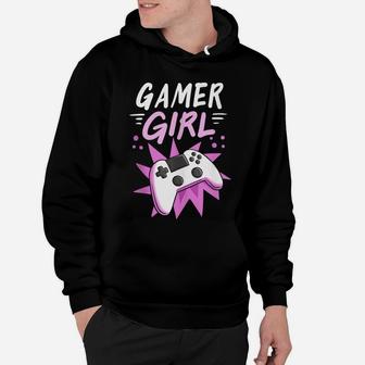 Gamer Girl Gaming Streaming Video Games Gift Hoodie | Crazezy CA
