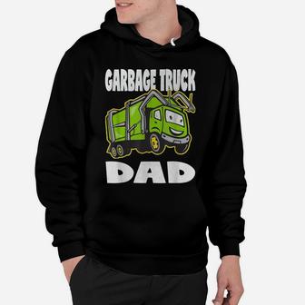 Garbage Truck Dad Vintage Father Monster Trucks Hoodie | Crazezy