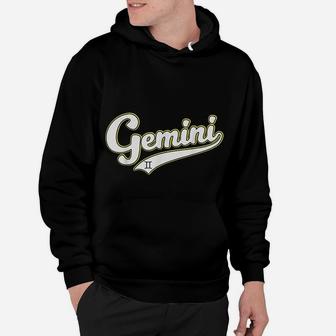 Gemini Zodiac Sign May June Birthday Astrology Gift Baseball Hoodie | Crazezy