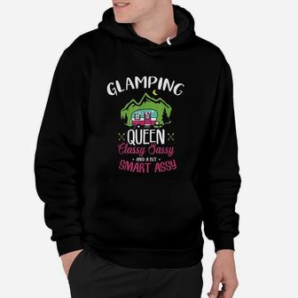 Glamping Queen Classy Sassy Smart Camping Rv Gift Hoodie | Crazezy DE