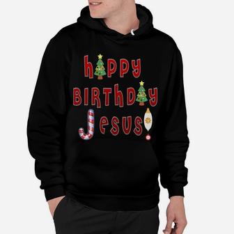Happy Birthday Jesus Christian Woman Men Kids Ugly Christmas Sweatshirt Hoodie | Crazezy