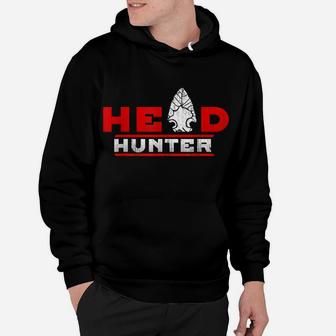Head Hunter Arrowhead Collecting Hunting Relics Prehistoric Hoodie | Crazezy