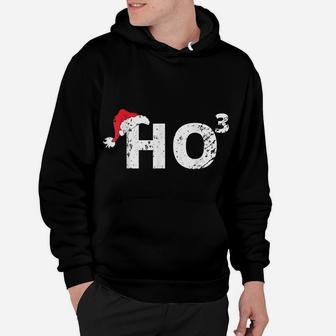 Ho3 Cubed Christmas Ho-Ho-Ho Math Teacher Funny Gift Ho-3 Hoodie | Crazezy