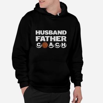 Husband Father Coach Basketball Player Lover Dad Gift T-shirt Hoodie | Crazezy UK