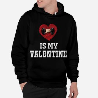 I Love Gym Gift For Valentine With Gym Fitness Hoodie | Crazezy