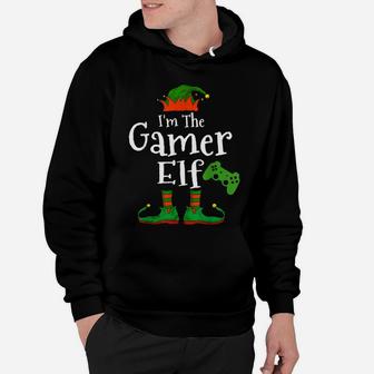 I'm The Gamer Elf Family Matching Funny Christmas Boys Gift Hoodie | Crazezy