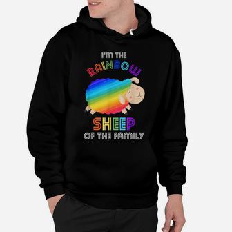 Im The Rainbow Sheep Of The Family Sheep Hoodie | Crazezy