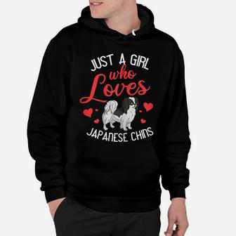 Japanese Chin Dog Gift Puppies Owner Lover Hoodie | Crazezy CA